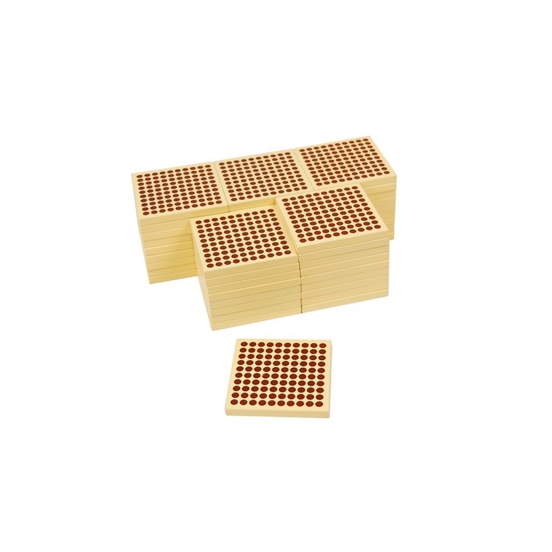 45 plaques de 100 en bois