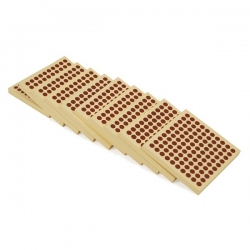 45 plaques de 100 en bois