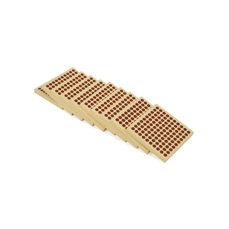 45 plaques de 100 en bois