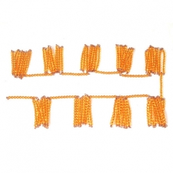 chaine de 1000 perles dorées montées
