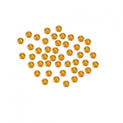 45 perles dorées non montées
