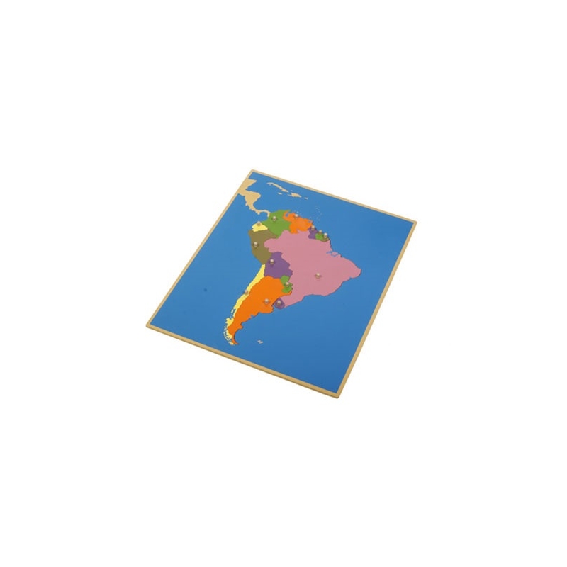 puzzle carte amérique du sud en bois