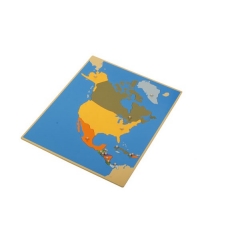 puzzle carte amérique du nord en bois