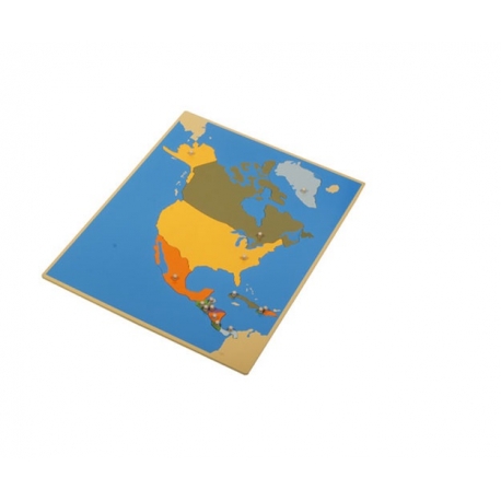 puzzle carte amérique du nord en bois