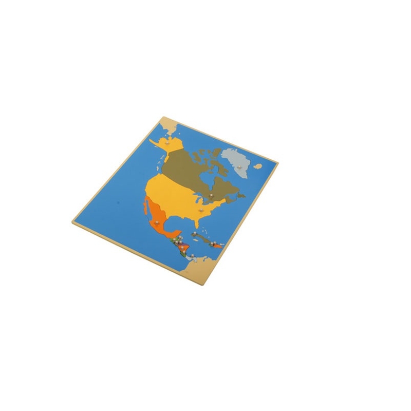 puzzle carte amérique du nord en bois