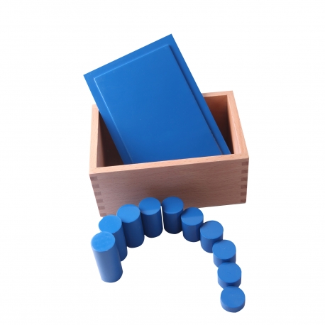 Boite des cylindres bleues