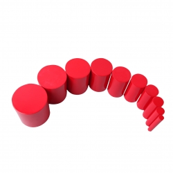 Boite des cylindres rouges