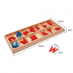 grand alphabet mobile en bois, imprimerie
