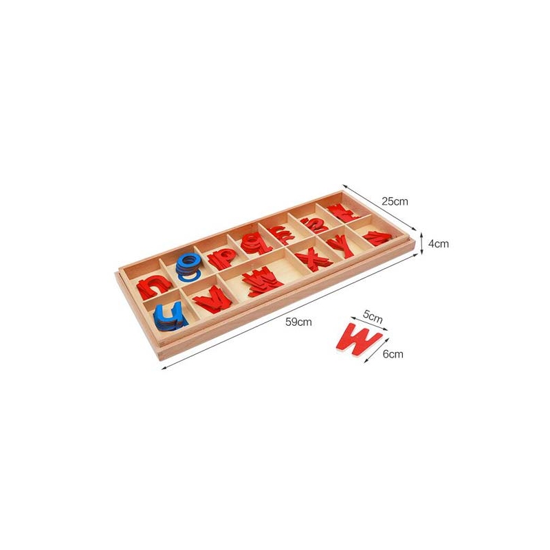 grand alphabet mobile en bois, imprimerie