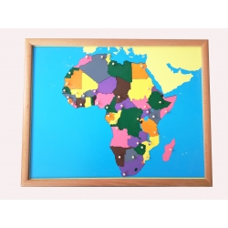puzzle carte Afrique en bois