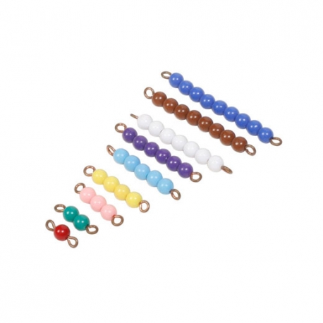 chaines de perles de 1 à 9