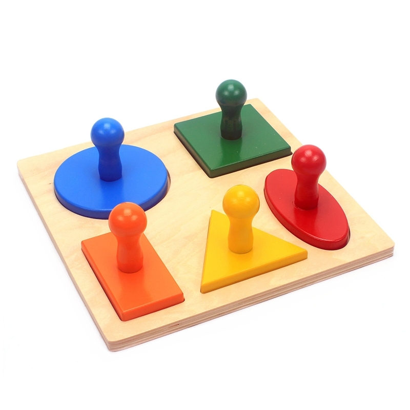 puzzle de 5 formes géométriques simples
