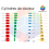cylindres de couleur haut de gamme