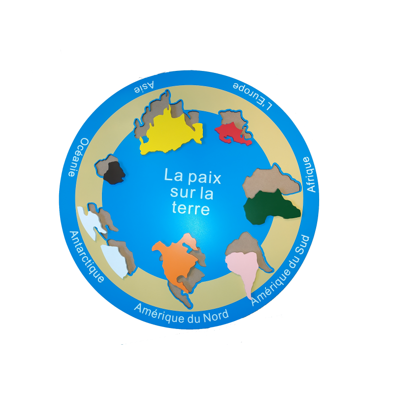 puzzle carte du monde haut de gamme