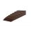 escalier marron