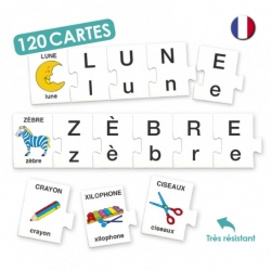 lettres de l'aphabet sur dé en bois