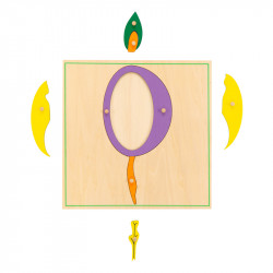 Puzzle graine en bois Montessori : découvrez la botanique de façon interactive. Pour les 3-7 ans, ce jeu éducatif développe la m