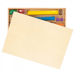 Bandelettes Géométriques en Bois: Explorez la géométrie en construisant des formes! Apprentissage ludique du vocabulaire géométr