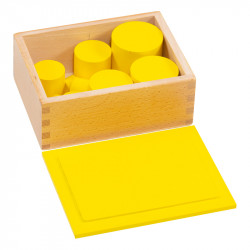 Boîte de cylindre jaune – Montessori Store