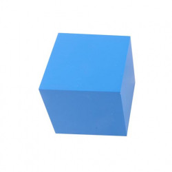 Cube Solide à Base Carrée Montessori : Explorez la géométrie et développez votre sens du toucher. Un outil Montessori pour l'éve