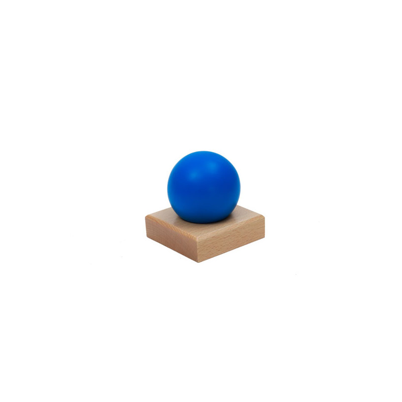 Sphère avec Socle Montessori : Apprentissage sensoriel et développement de la coordination.