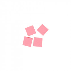 4 petits cubes de la tour rose.