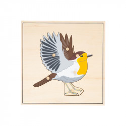 Puzzle oiseau squelette.