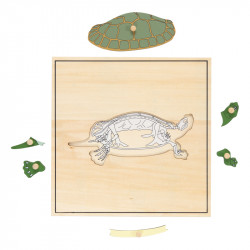 Puzzle oiseau squelette.