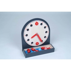 horloge avec aiguilles mobiles