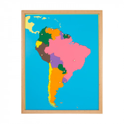 puzzle carte amérique du sud en bois