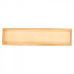 Boîte de Rangements en Bois pour Plaques de 100 Montessori : Organisation et présentation élégantes. Protégez votre matériel et