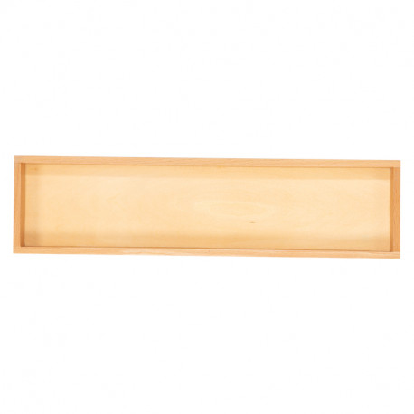 Boîte de Rangements en Bois pour Plaques de 100 Montessori : Organisation et présentation élégantes. Protégez votre matériel et