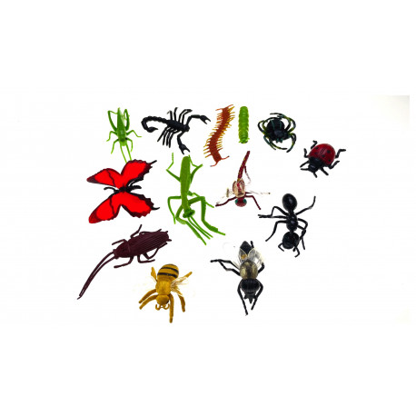 figurines insectes.