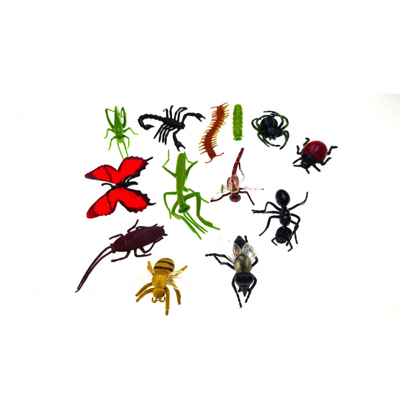 figurines insectes.