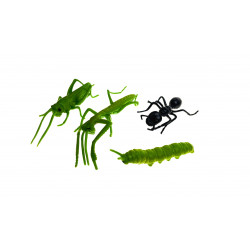 figurines insectes.