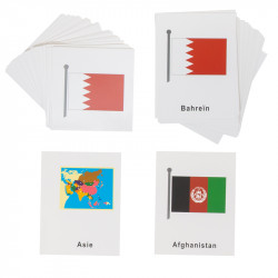 Carte complètes avec stand : Asie