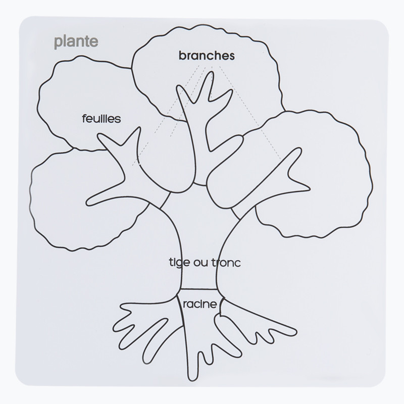 puzzle arbre en bois nouveau