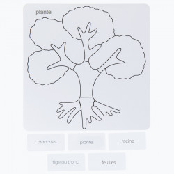 puzzle arbre en bois nouveau