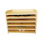 Cabinet de 5 puzzles de zoologie Montessori.
