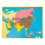 Puzzle Carte Asie Montessori | Géographie Enfants 5-10 Ans | Sensoriel