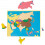 Puzzle Carte Asie Montessori | Géographie Enfants 5-10 Ans | Sensoriel