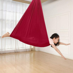 Hamac de balançoire en tissu rouge
