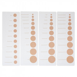 Cartes de contrôle pour emboîtements cylindriques.