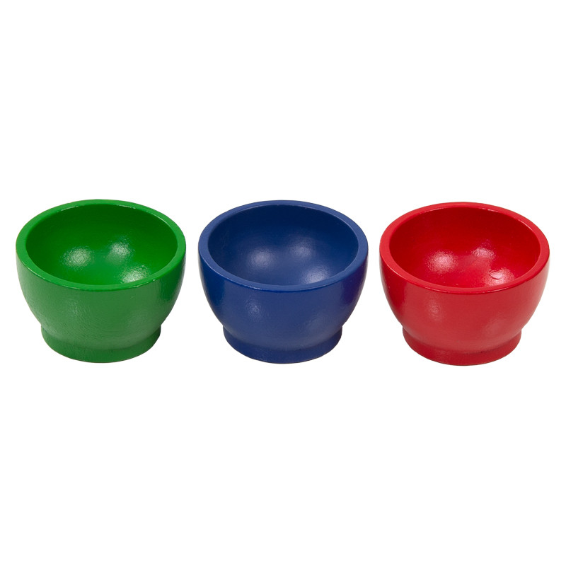 Bols couleur en bois