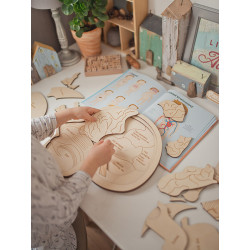 Puzzle en bois : utilisez votre tête !