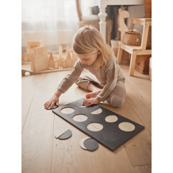 Puzzle en bois : vers la lune et ses phases