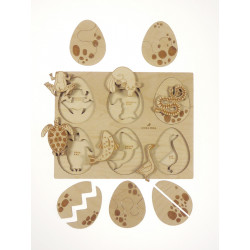 Puzzle en bois : l'oeuf