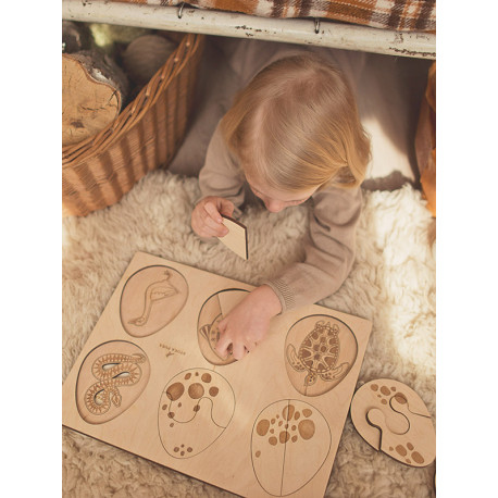 Puzzle en bois : l'oeuf