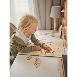 Puzzle en bois : les oiseaux