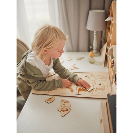 Puzzle en bois : les oiseaux